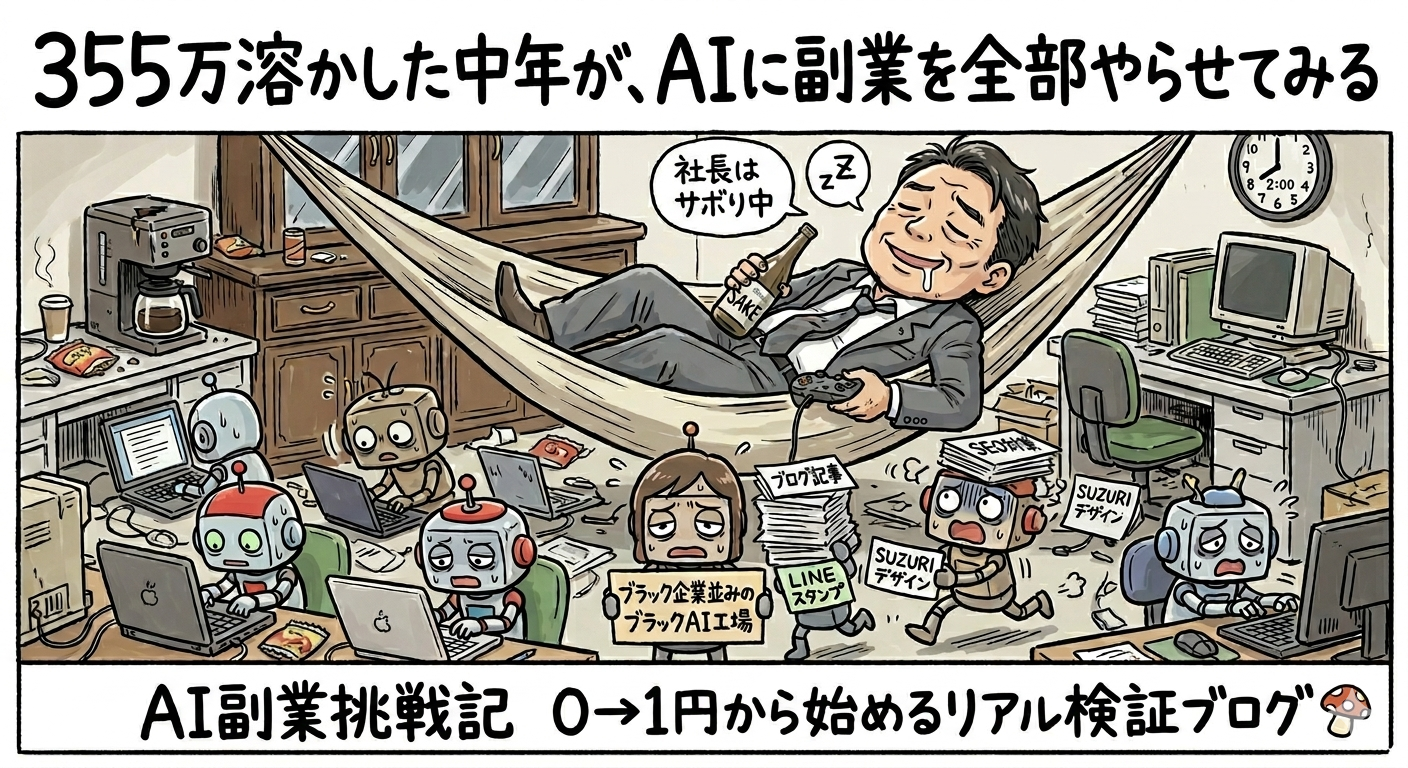 AI副業挑戦記
